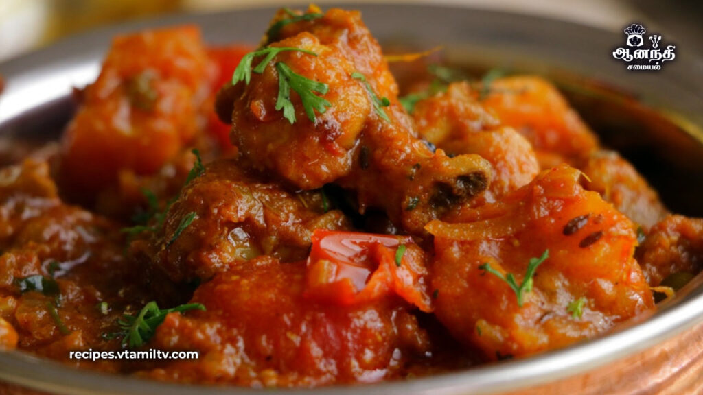 tomato chicken curry recipe in tamil